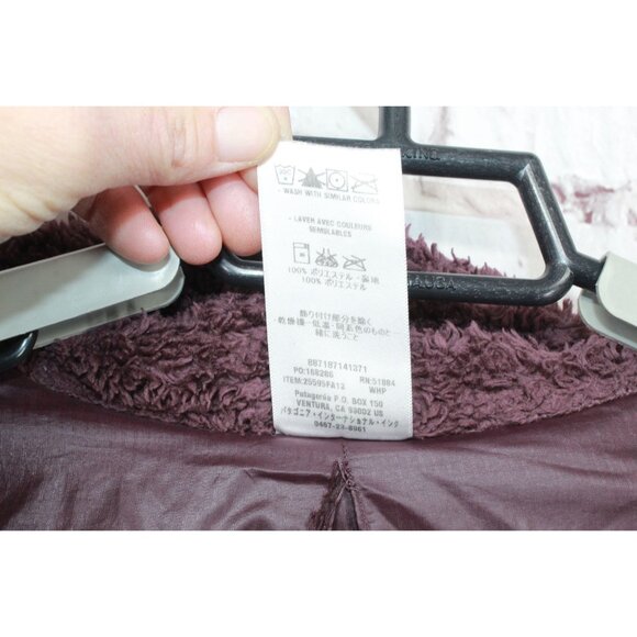 Patagonia Purple Fleece Full Zip Lined Jacket Size XS - Picture 8 of 10